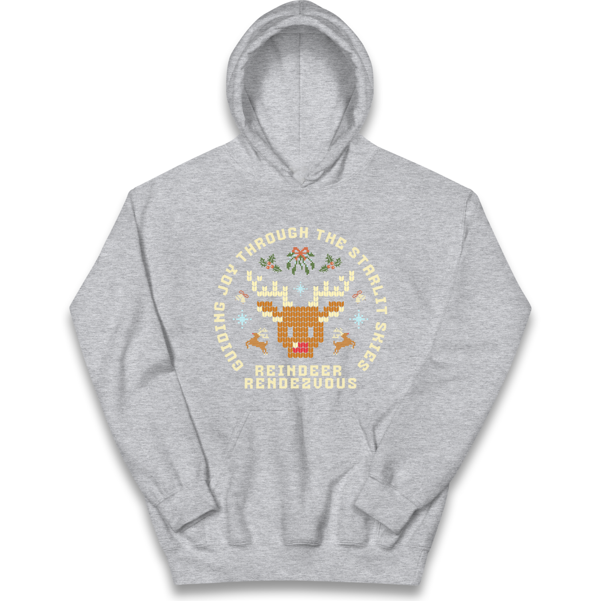 Reindeer Rendezvous Christmas kids hoodie