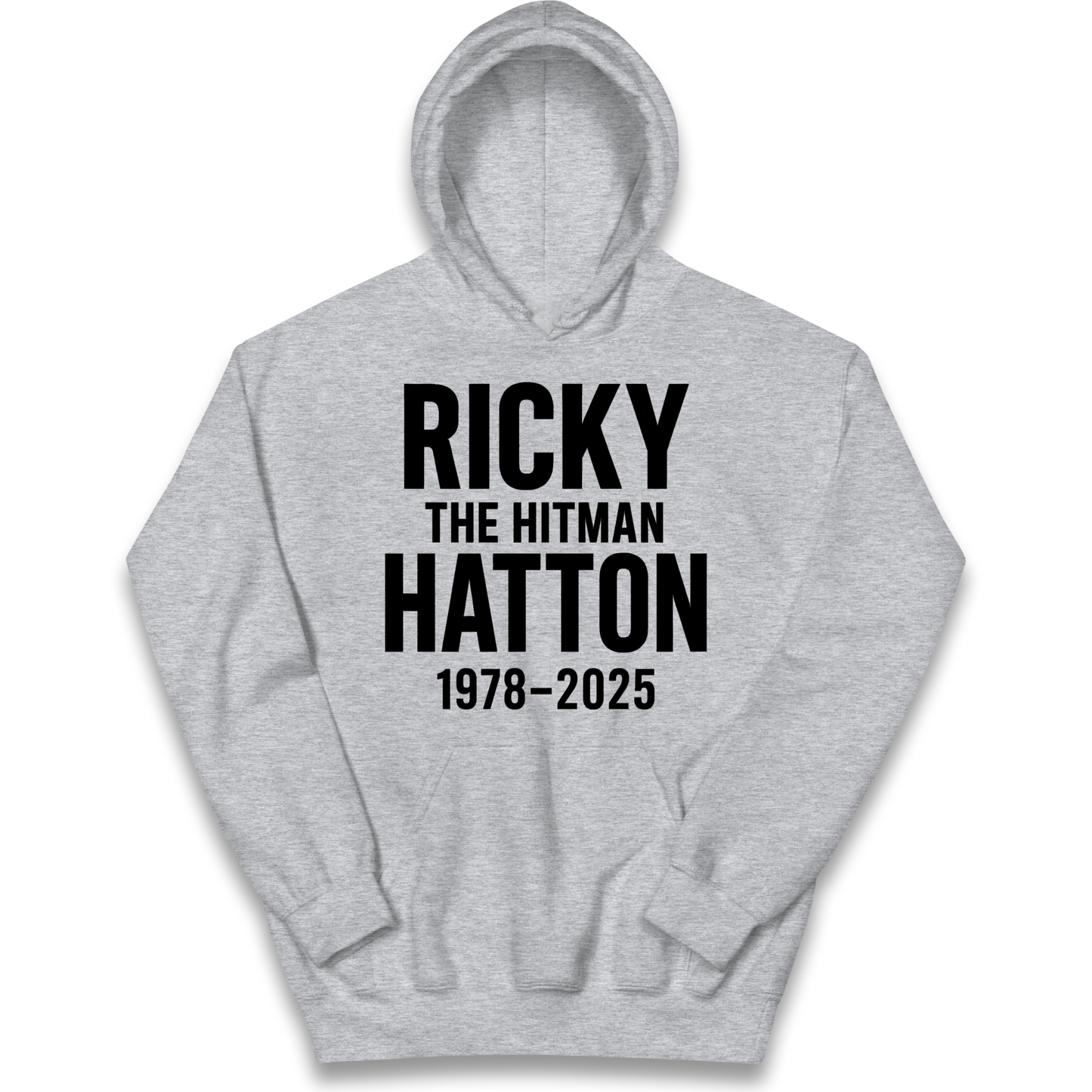 Ricky The Hitman Hatton 1978 2025 kids hoodie