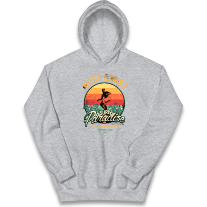 West Coast Surf Paradise kids hoodie