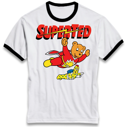 Super Ted Ringer T Shirt