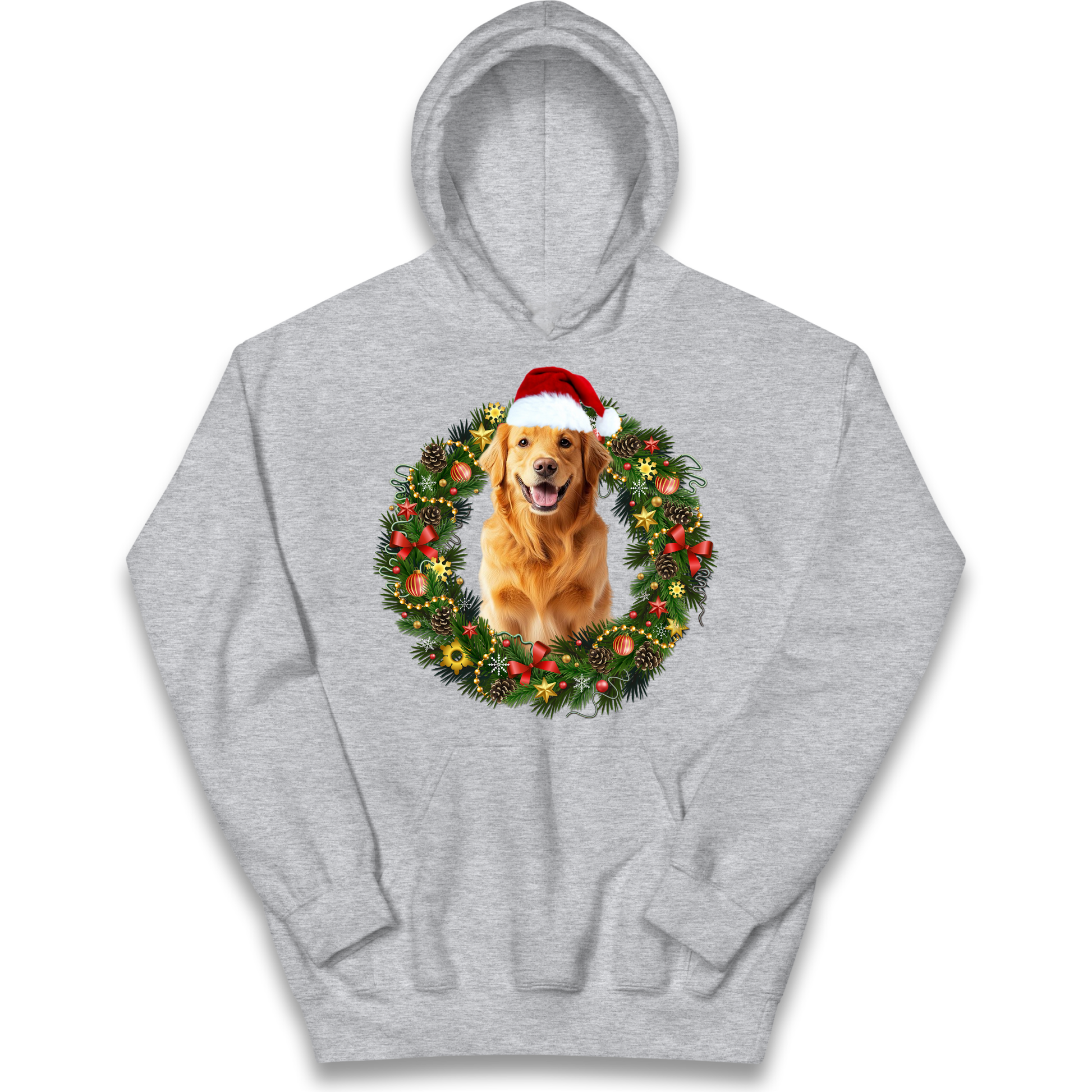 Dog Christmas kids hoodie