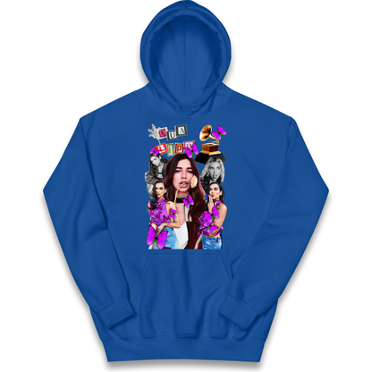 Dua Lipa Butterflies Kids Hoodie