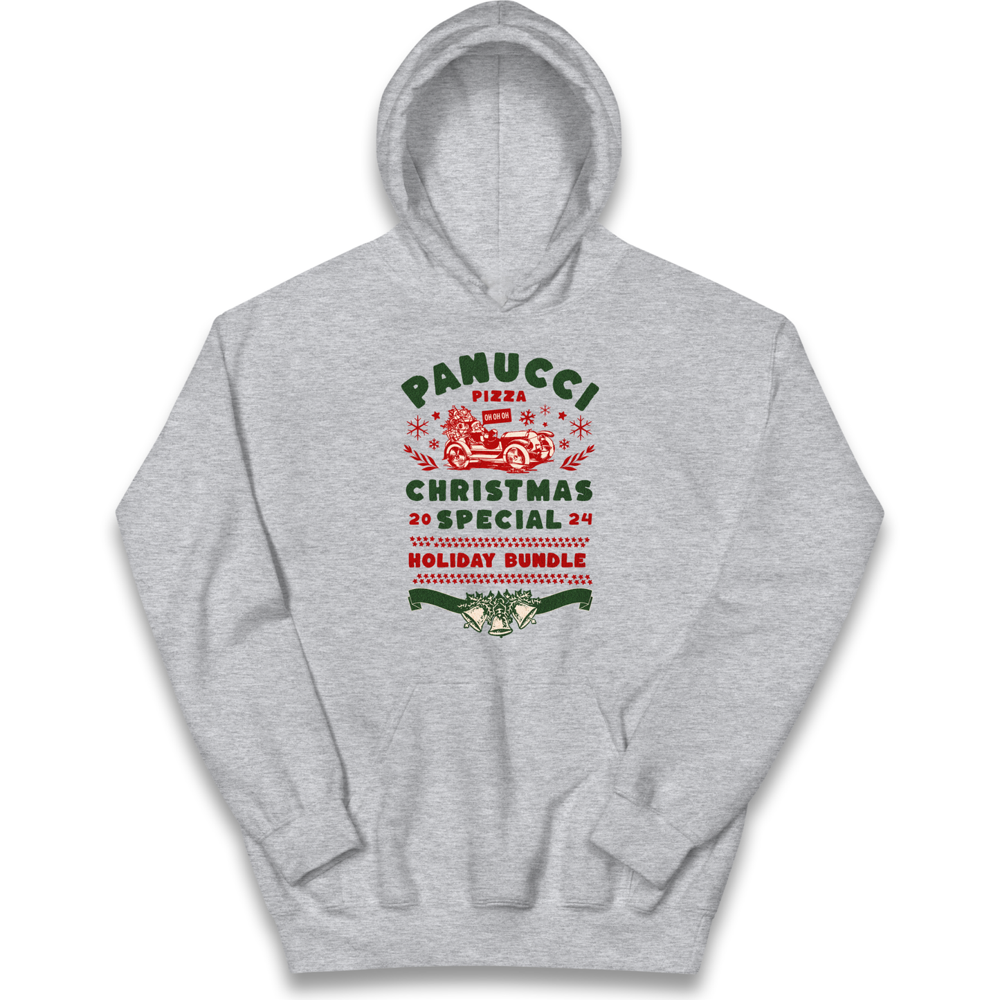 Panucci Pizza Christmas Special Christmas kids hoodie