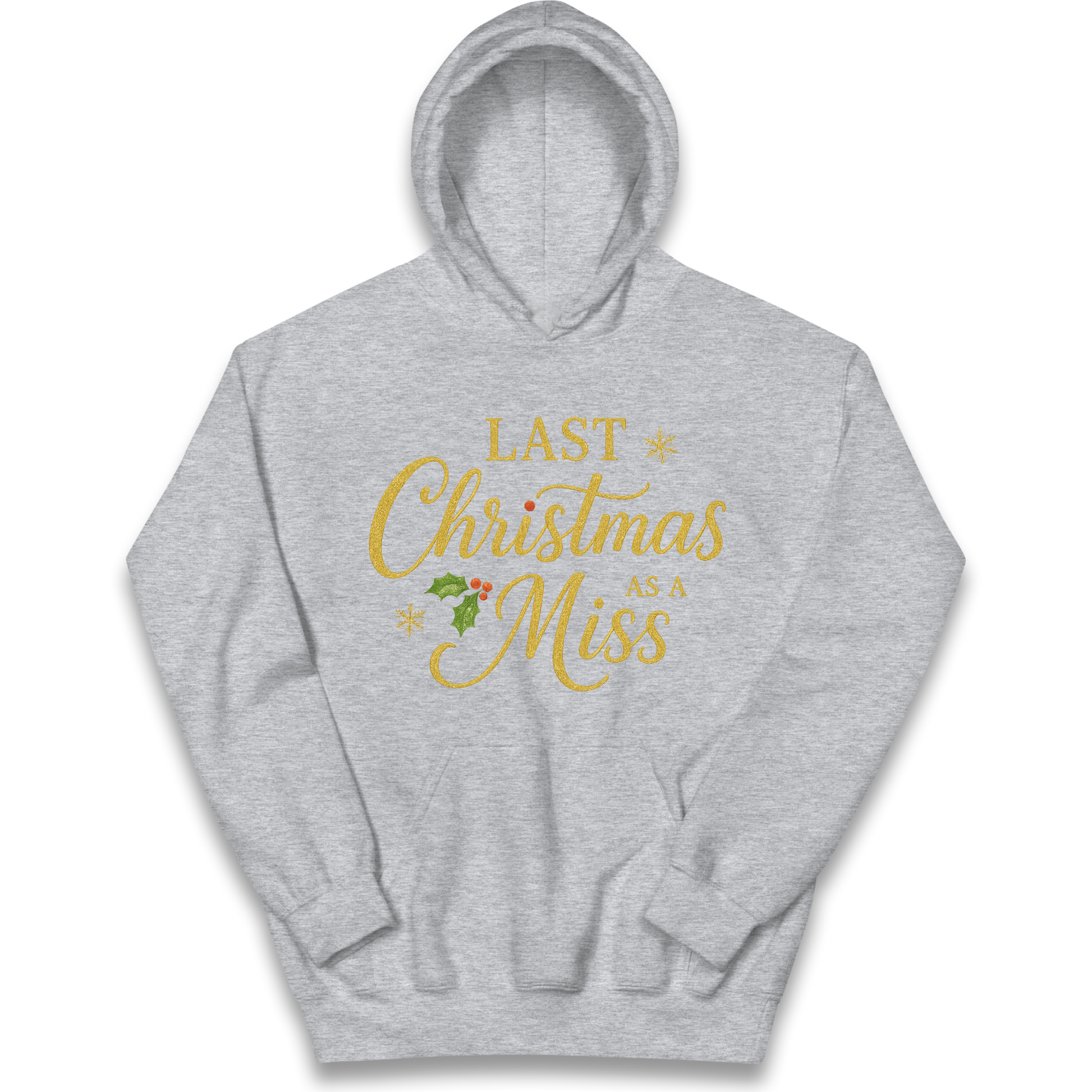 Last Christmas as a Miss kids hoodie