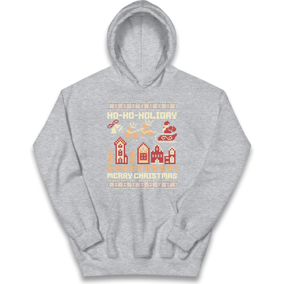 Have Yourself a HO HO HOLIDAY Christmas kids hoodie