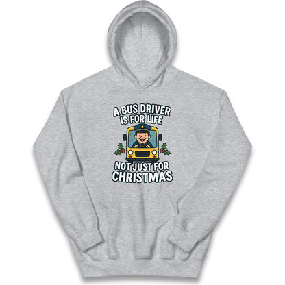 Bus Driver Christmas Kids Hoodie