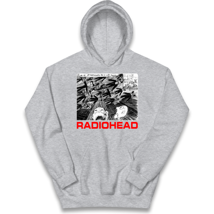 Radiohead We Are Not Screaming kids hoodie