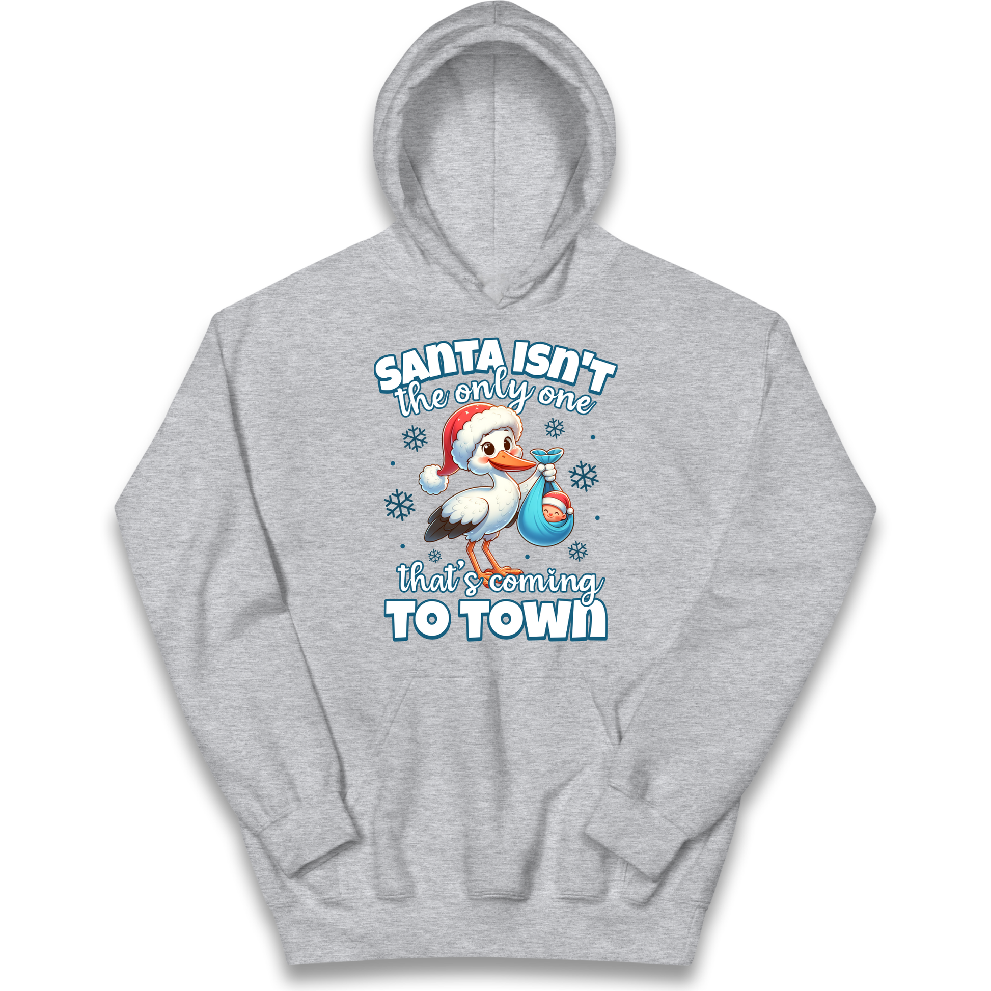 Santa isn't The Only One Thats Coming To Town Christmas kids hoodie