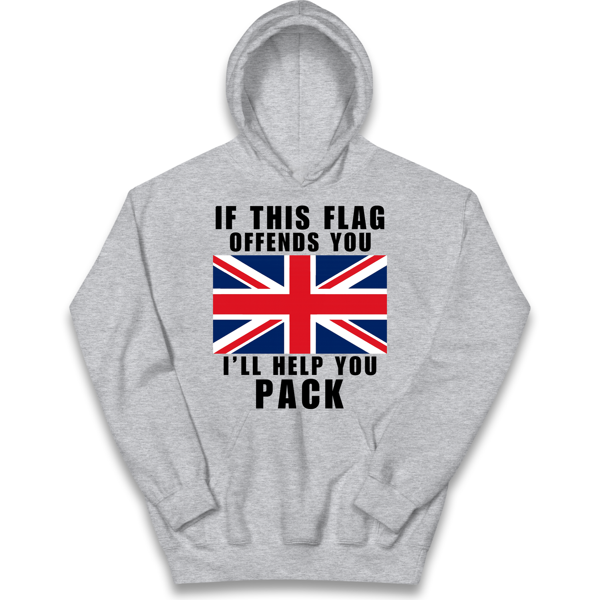 If This Flag Offends You I Will Help You Pack kids hoodie