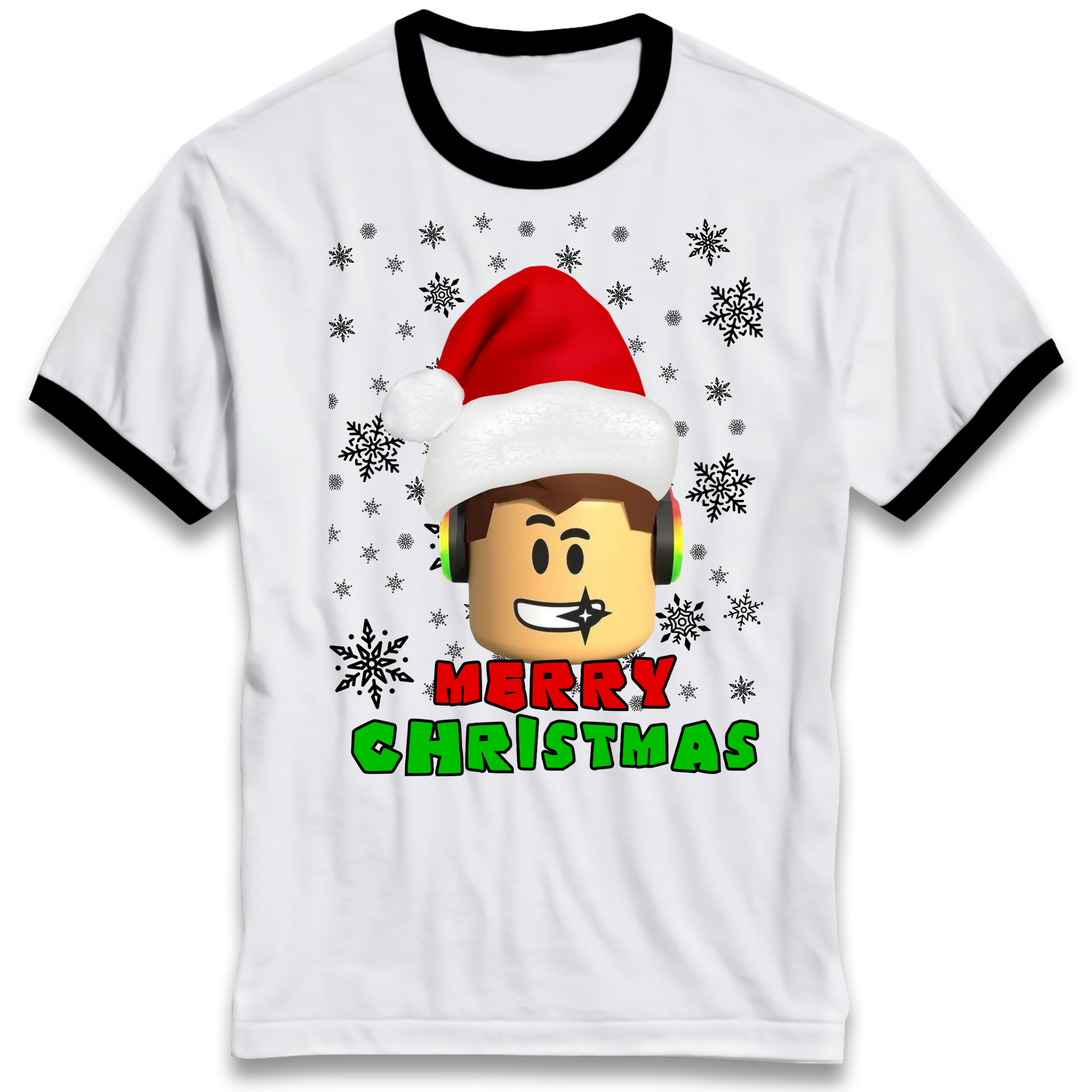 Roblox christmas Ringer T Shirt