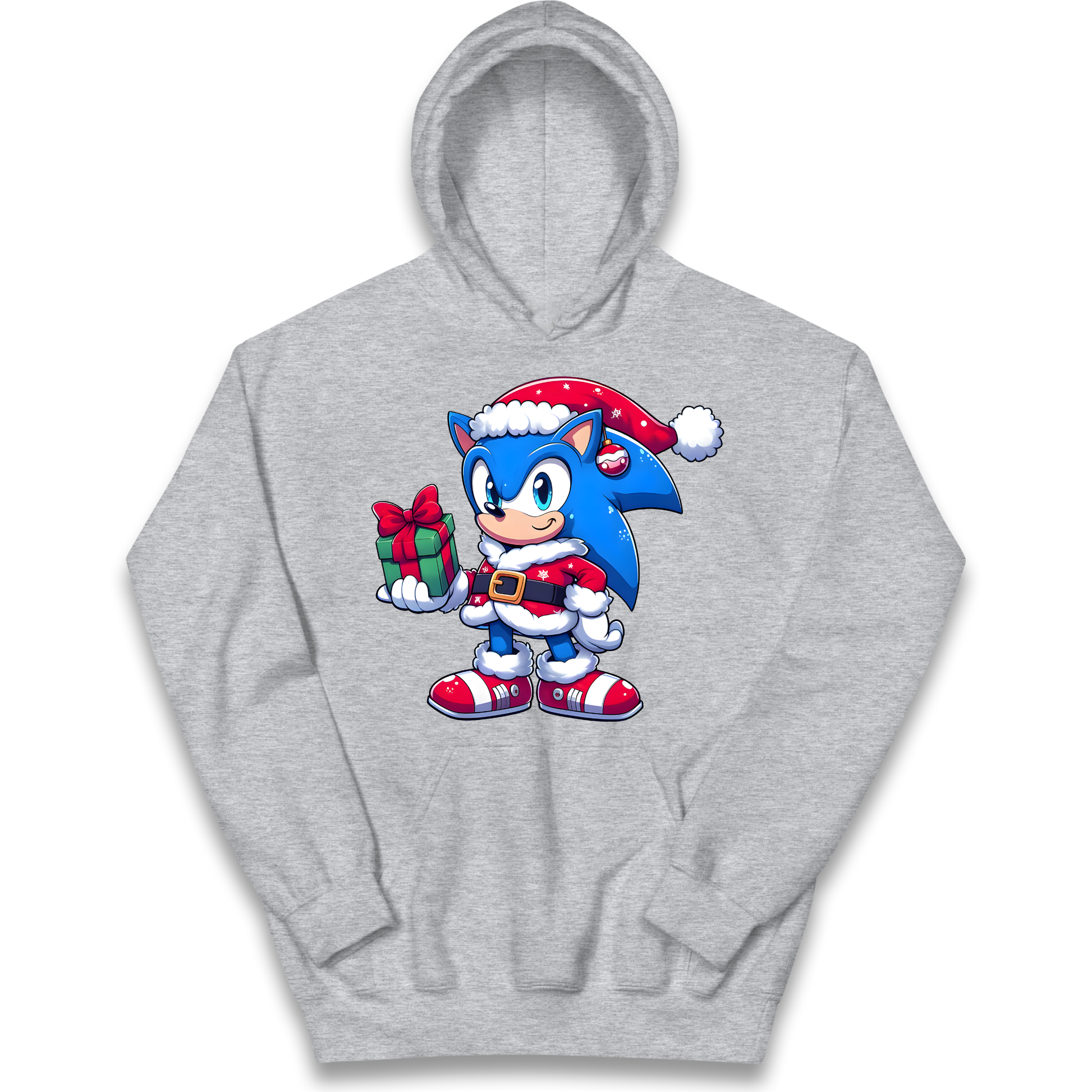 Sonic The Hedgehog Santa kids hoodie