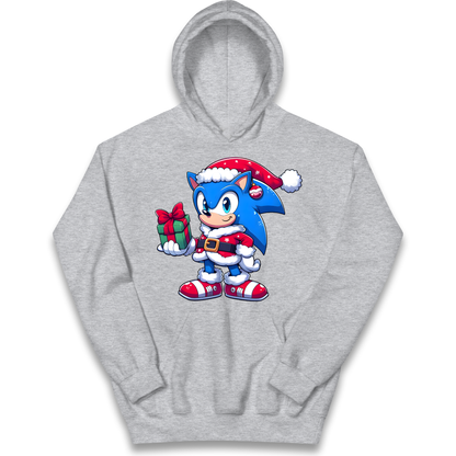 Sonic The Hedgehog Santa kids hoodie