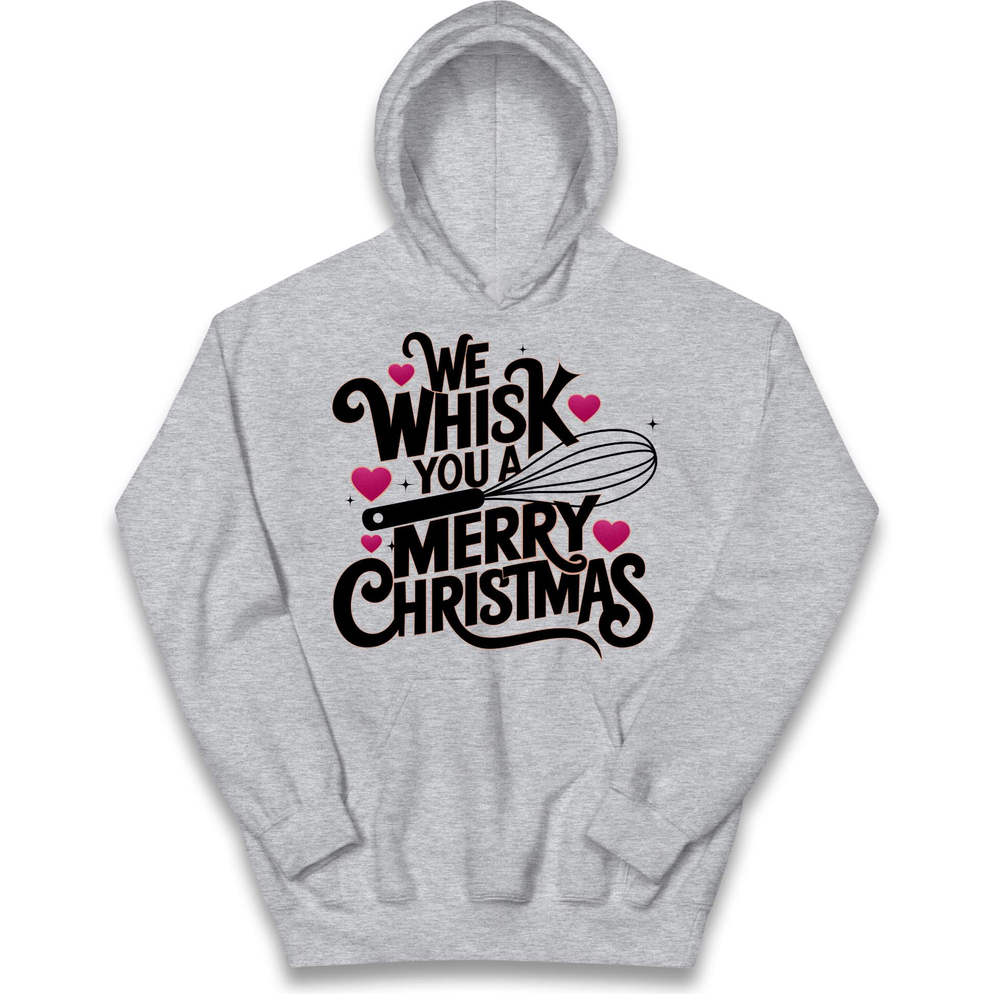 We Whisk You a Merry Christmas kids hoodie
