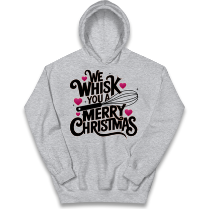We Whisk You a Merry Christmas kids hoodie