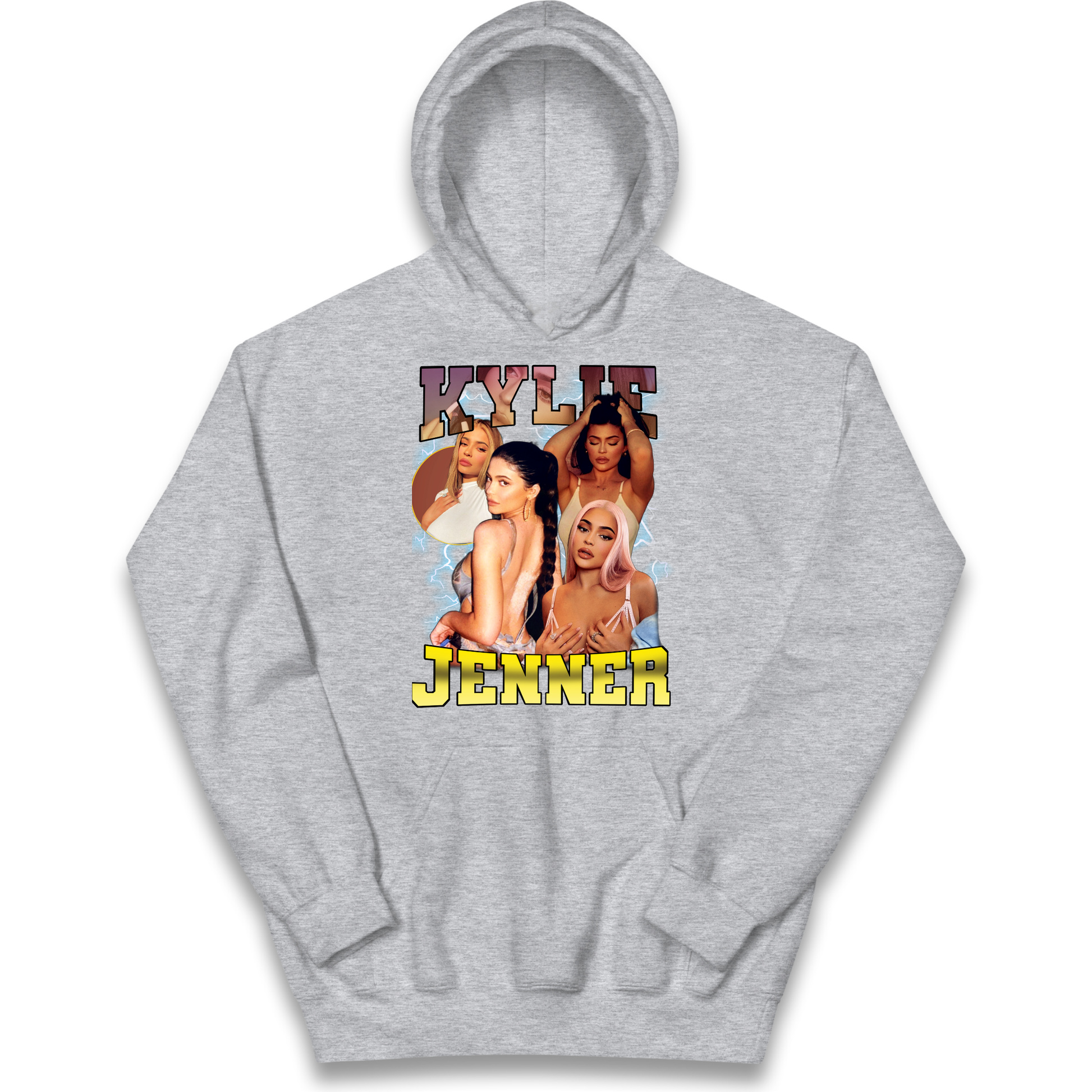Kylie Jenner Pink Lips kids hoodie