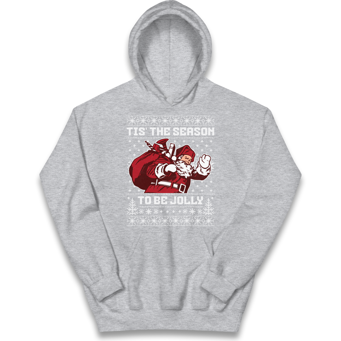 Tis The Season To Be Jolly Christmas kids hoodie