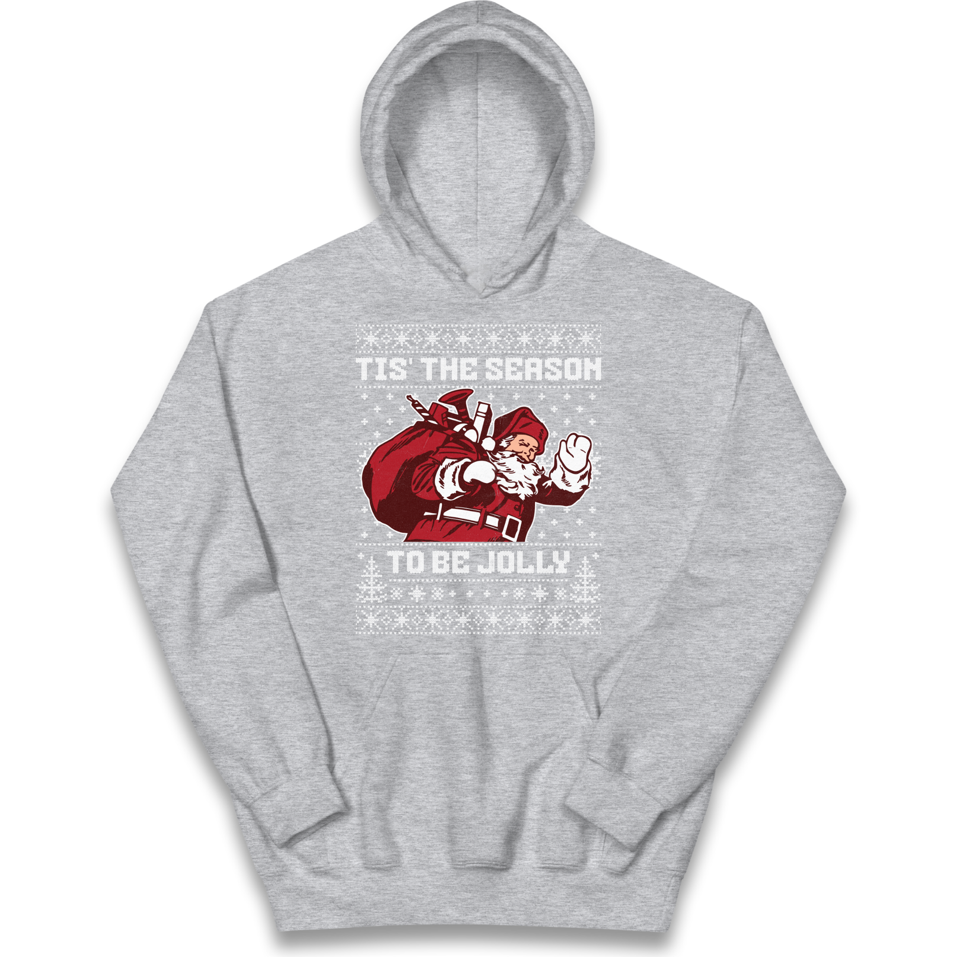 Tis The Season To Be Jolly Christmas kids hoodie