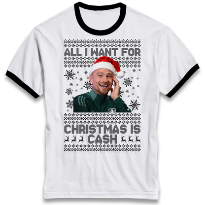 Matt Cash Christmas Ringer T Shirt