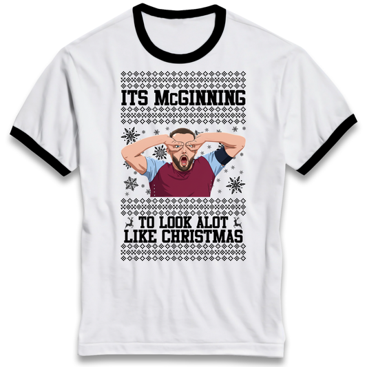John McGinn Christmas Ringer T Shirt