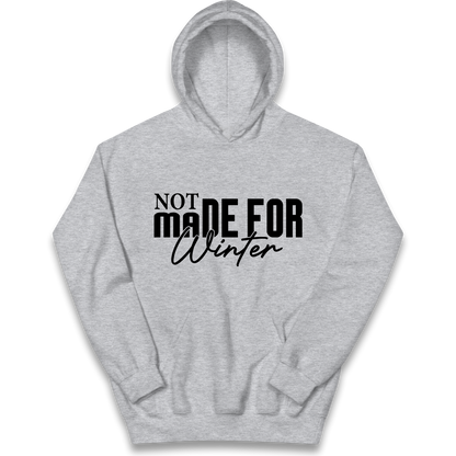 Not Made For Winter Christmas kids hoodie