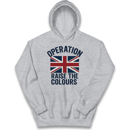 Operation Raise The Colours kids hoodie