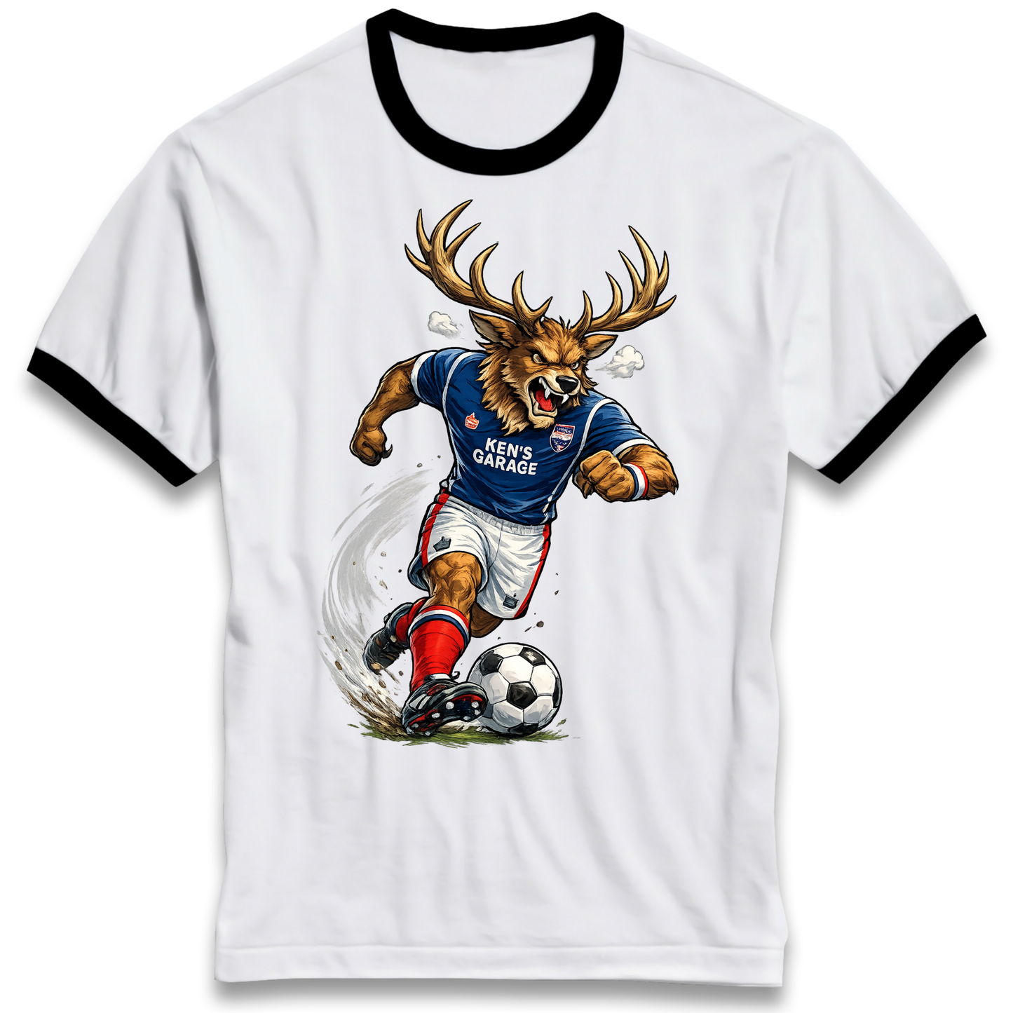 Classic Ross County 1991 Football Ringer T Shirt