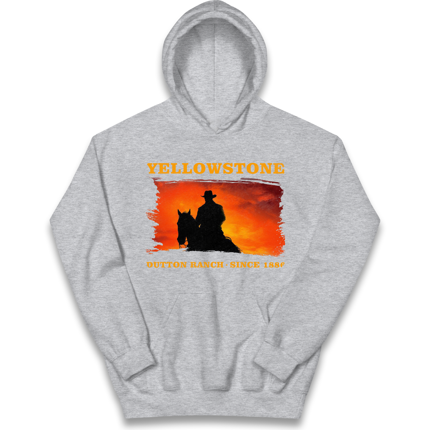 Yellowstone Dutton Ranch Since 1886 kids hoodie