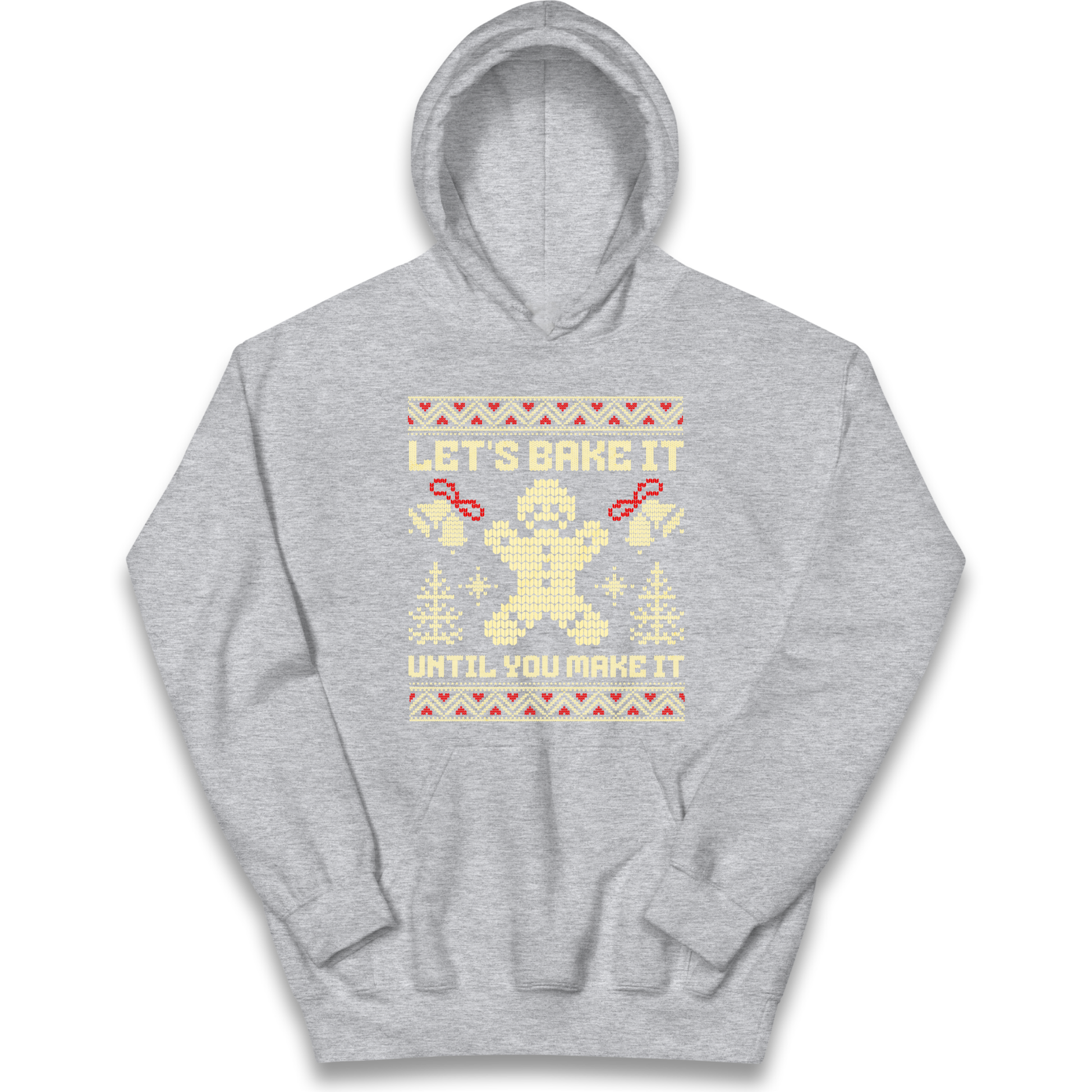 Lets Bake It Until You Make it Christmas kids hoodie