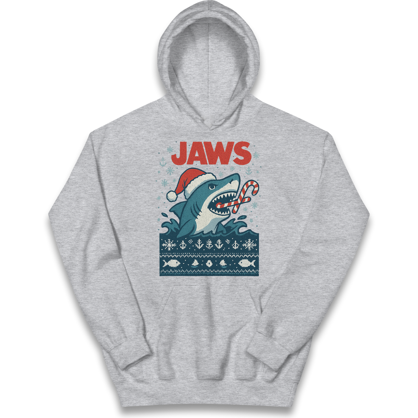 Jaws Christmas kids hoodie
