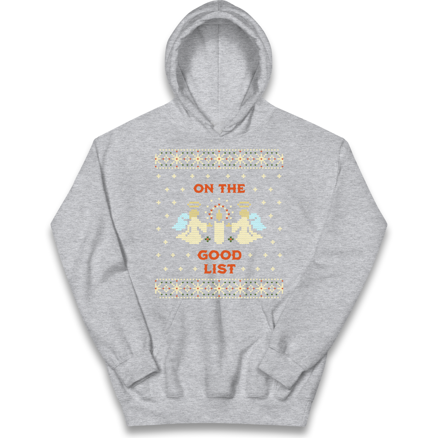 On The Good List Christmas kids hoodie