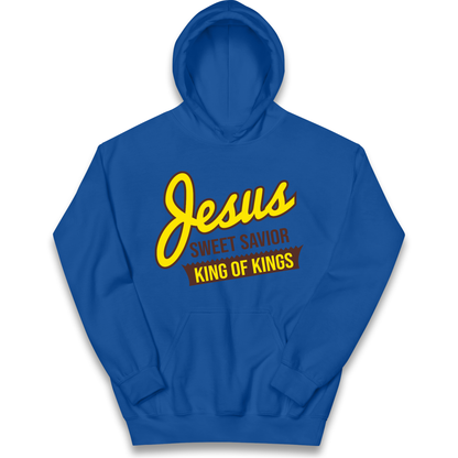 Jesus Sweet Saviour King of Kings Kids Hoodie