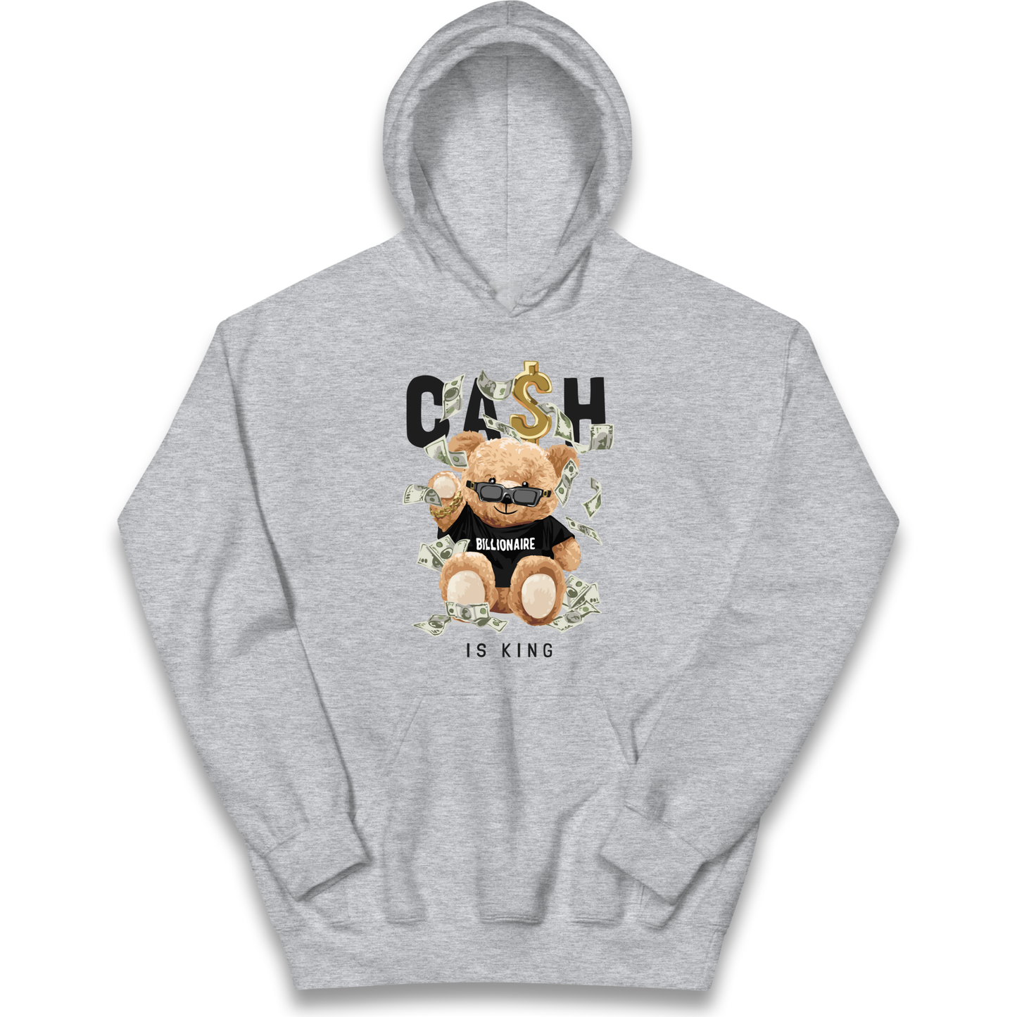 Teddy Bear Billionaire Streetwear kids hoodie