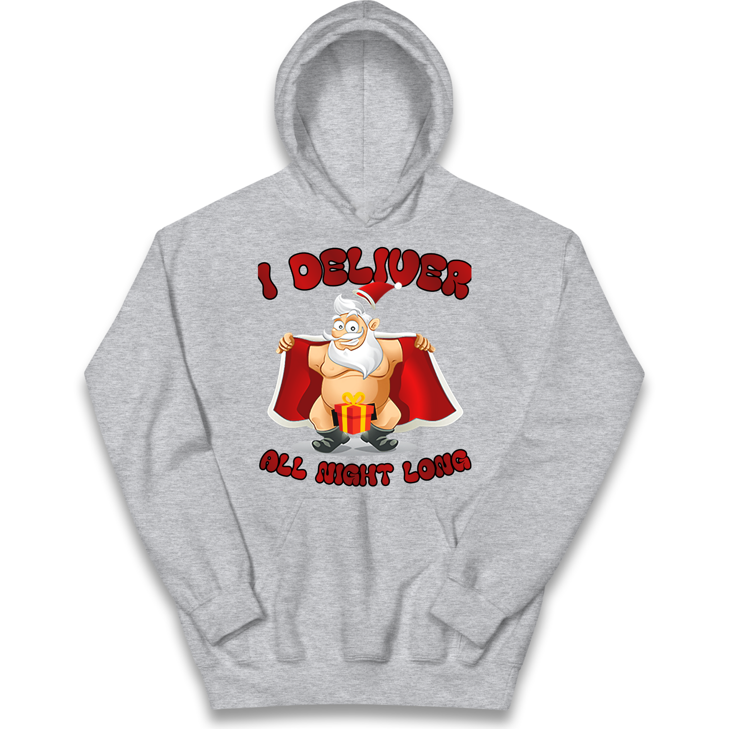 Santa Claus I Deliver All Night Long Christmas kids hoodie