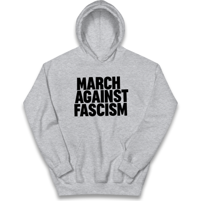 March Against Fascism kids hoodie