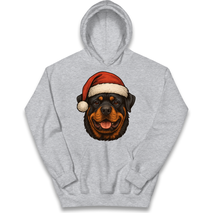 Rottweiler Christmas Kids Hoodie