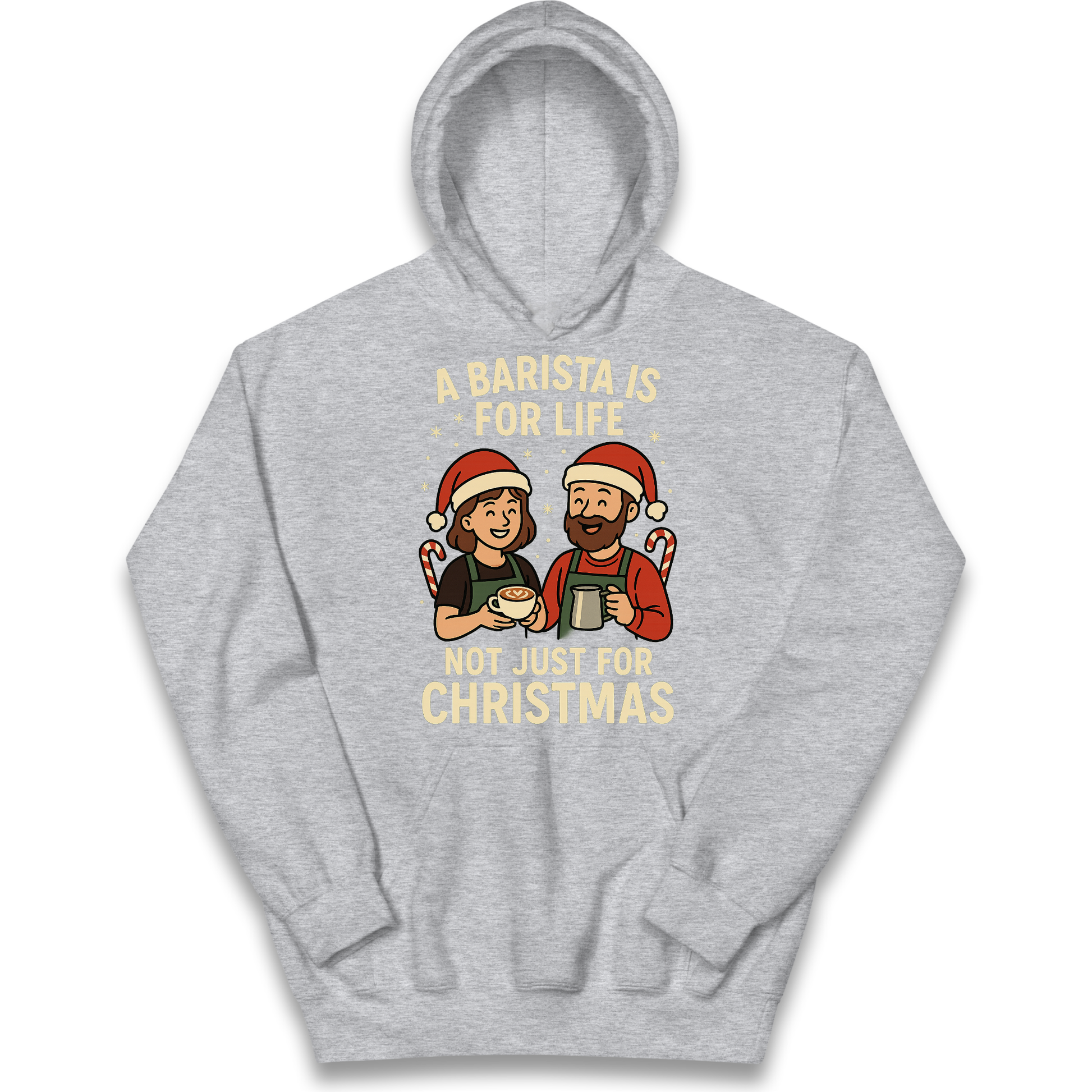Barista Christmas Kids Hoodie