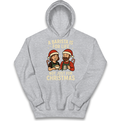 Barista Christmas Kids Hoodie