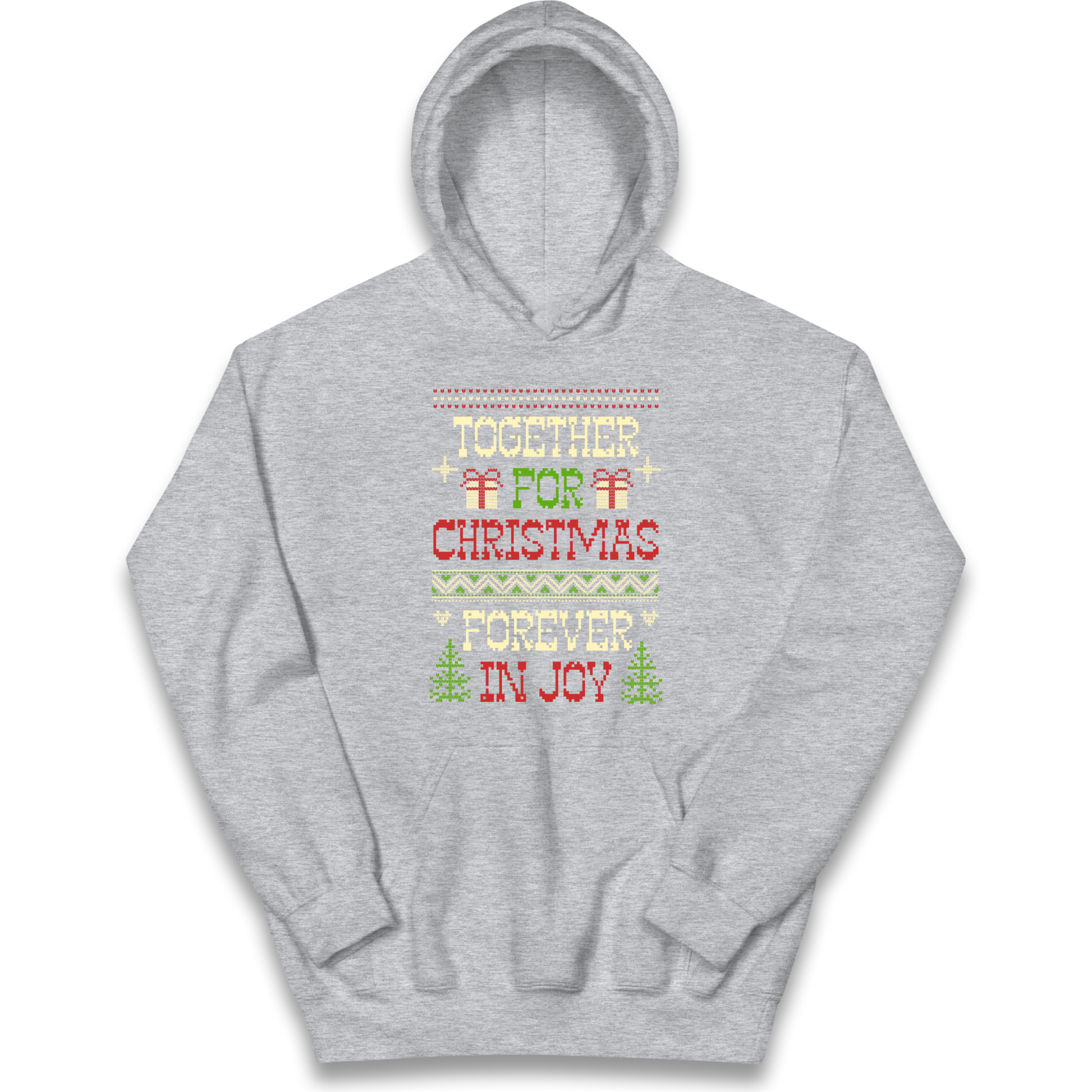 Together for Christmas Forever in Joy Christmas kids hoodie