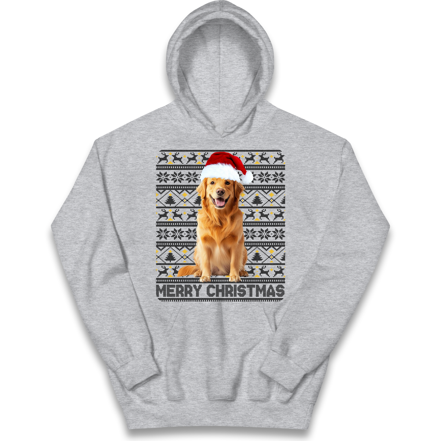 Merry Christmas Dog kids hoodie