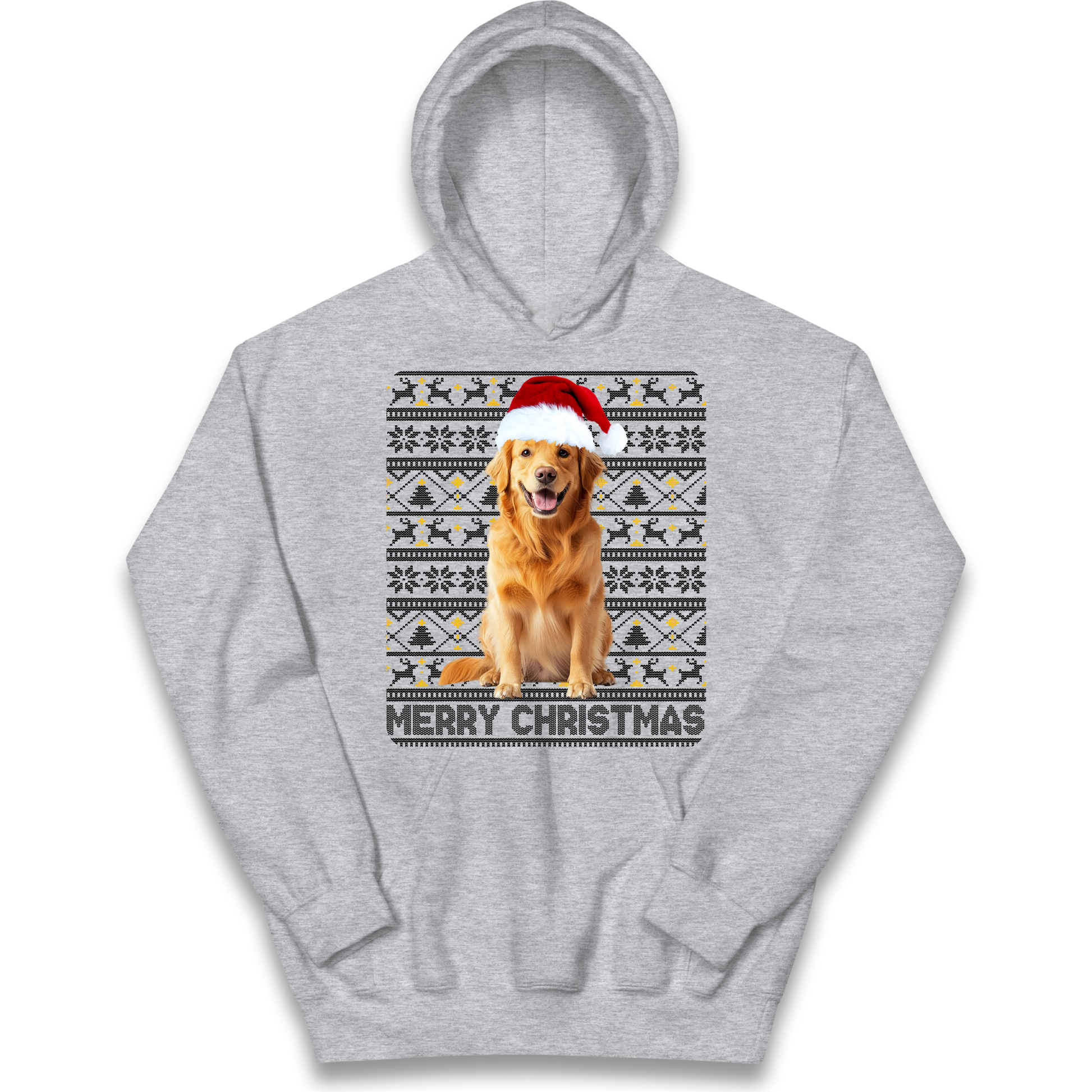 Merry Christmas Dog kids hoodie