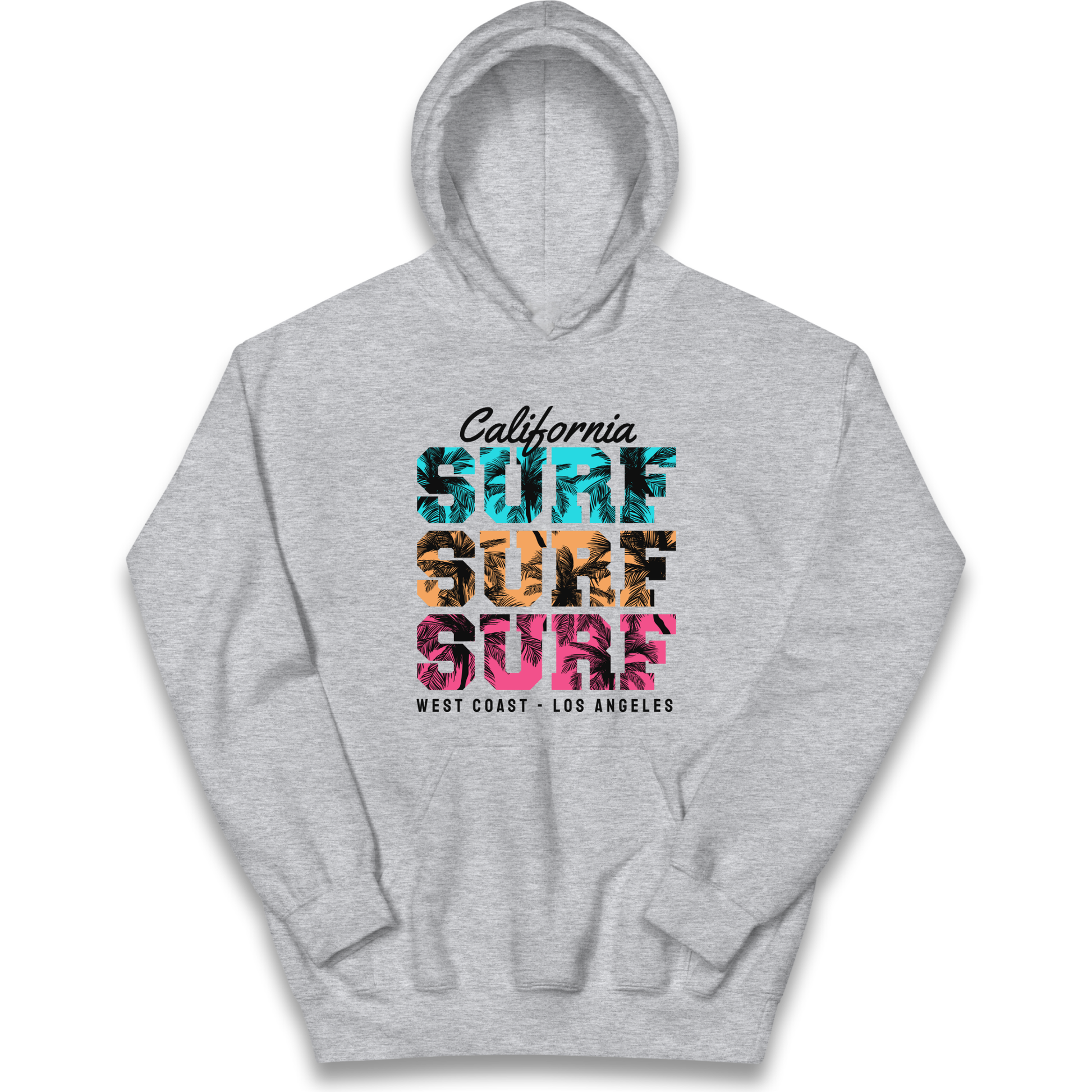California Surf Surf Surf kids hoodie
