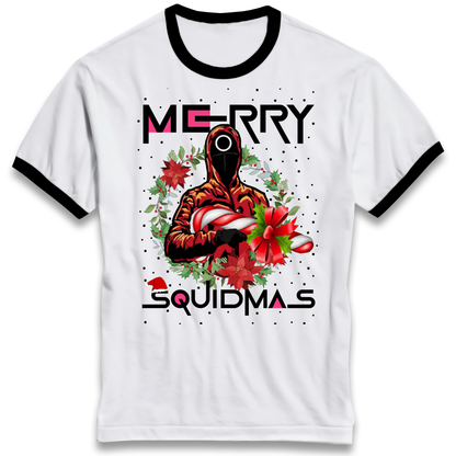 Merry Squid Games Ringer T Shirt