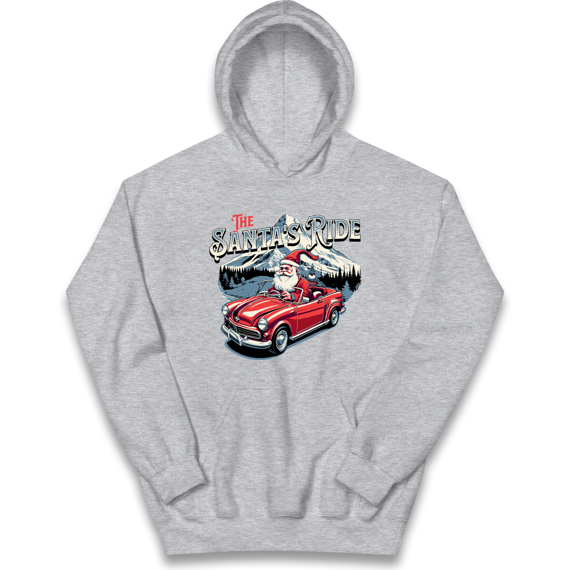 The Santas Ride Christmas kids hoodie