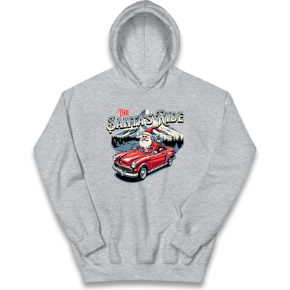 The Santas Ride Christmas kids hoodie