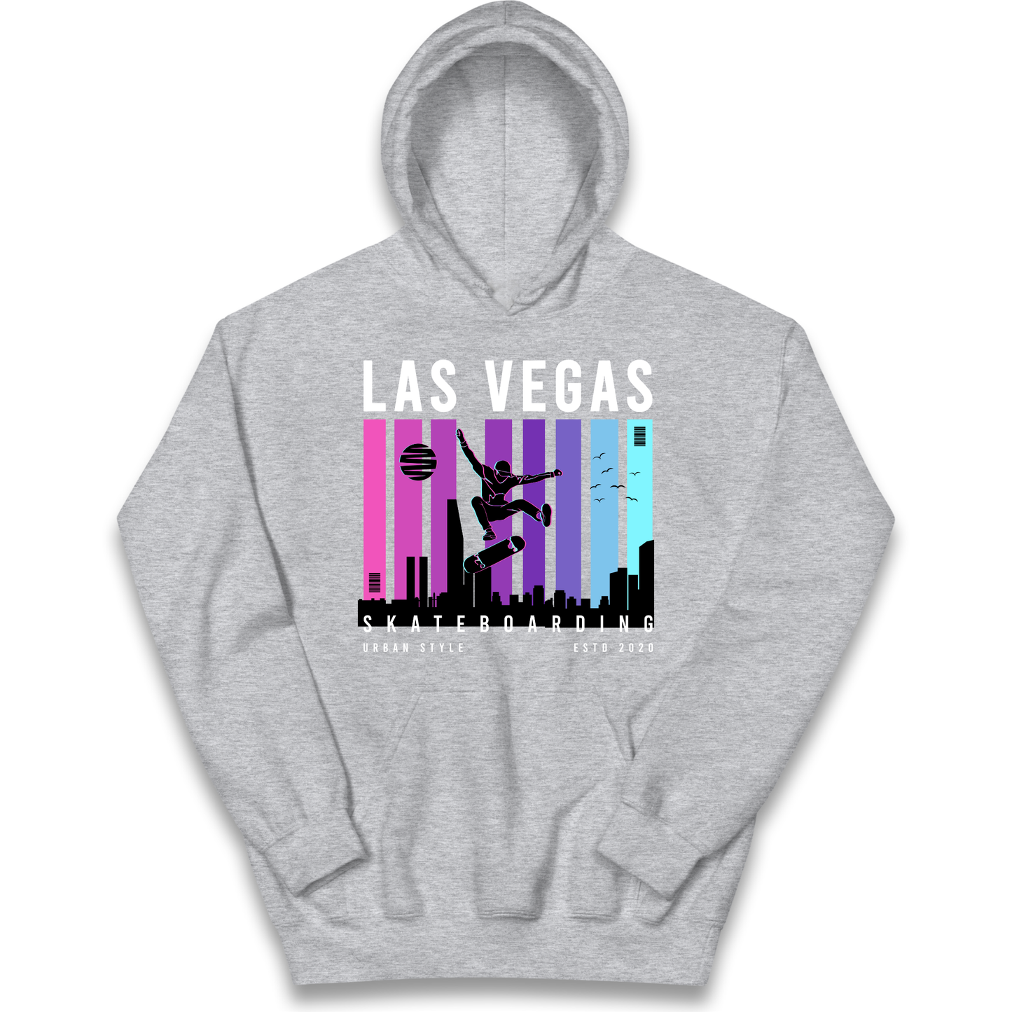Las Vegas Skateboarding kids hoodie