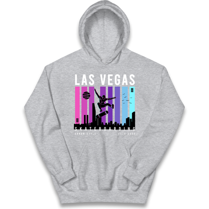 Las Vegas Skateboarding kids hoodie