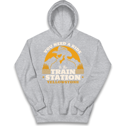 You Need A Ride To The Train Station kids hoodie