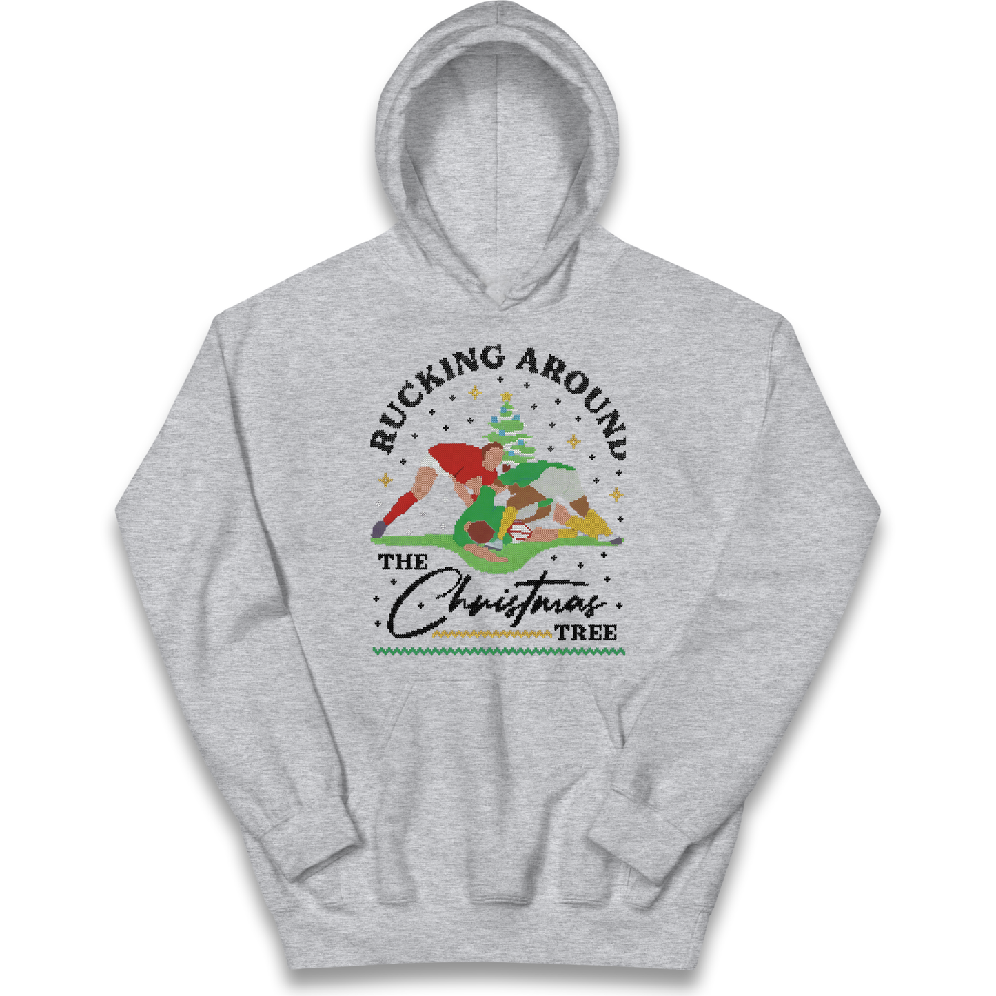 Rugby Christmas Kids Hoodie