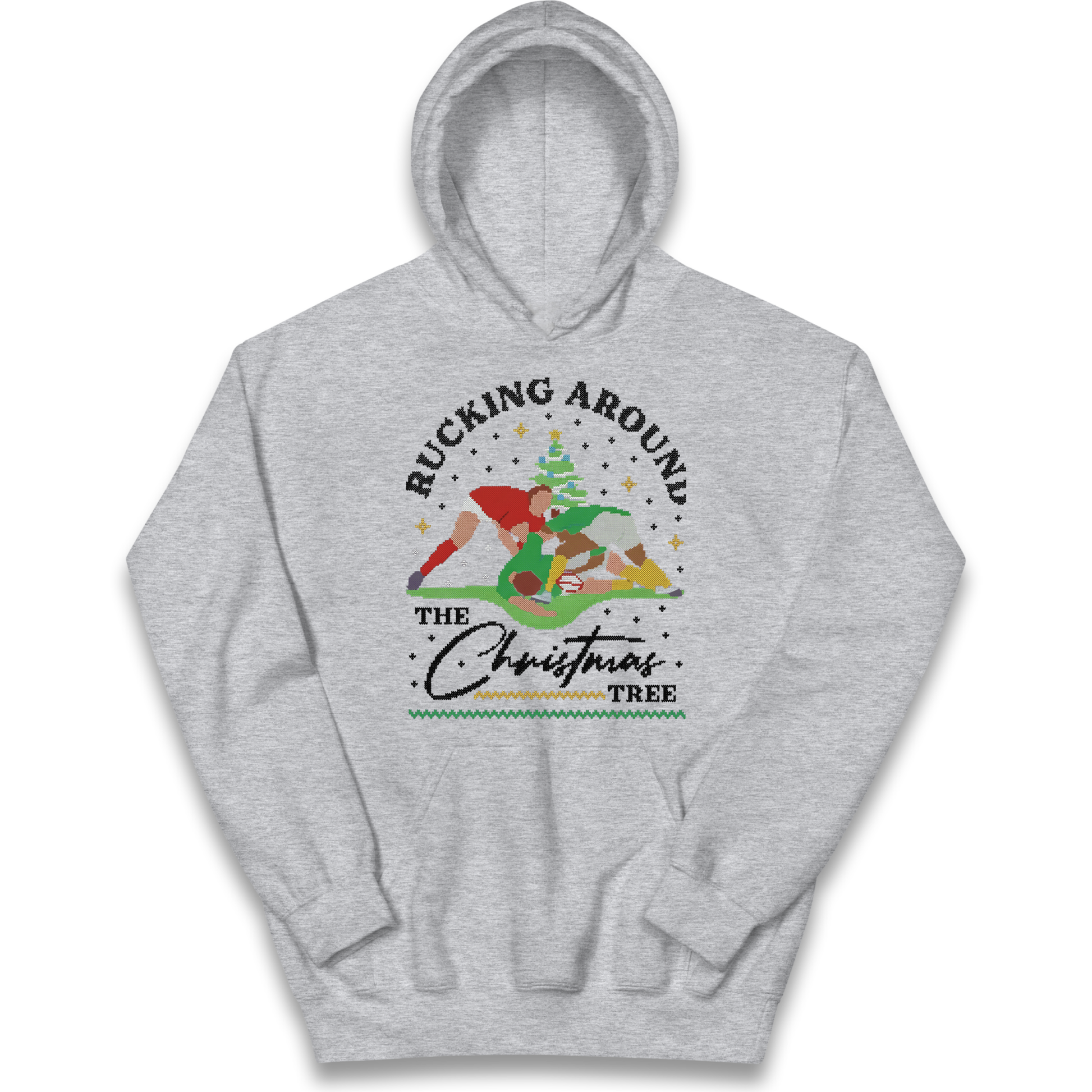 Rugby Christmas Kids Hoodie