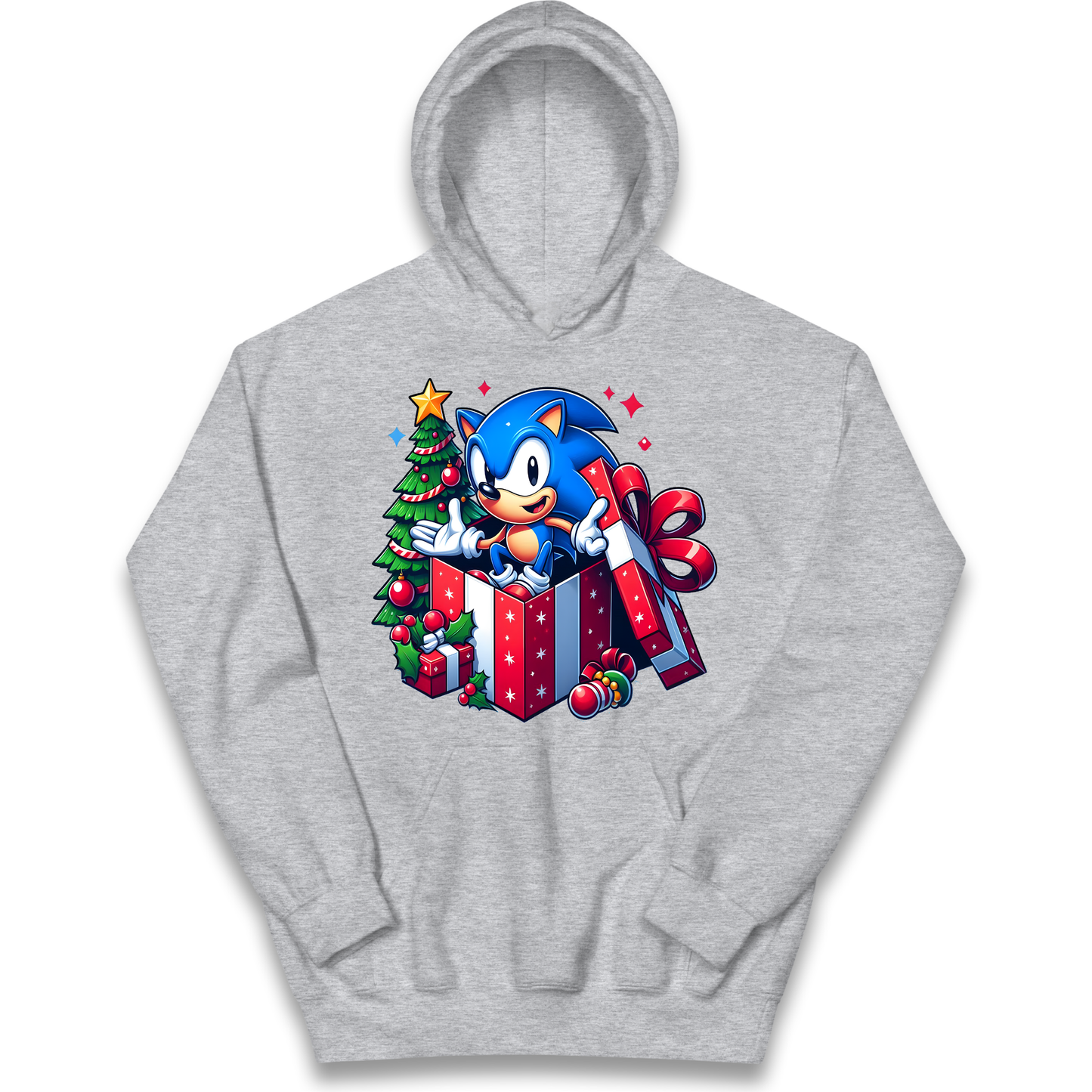 Sonic The Hedgehog Christmas kids hoodie